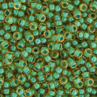 Miyuki Seed Bead 11/0 apx. 22g Lt.Topaz Turquoise Lined Luster
