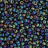 Miyuki Seed Bead 11/0 apx. 22g Variegated Iris Metallic