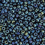 Miyuki Seed Bead 11/0 apx. 22g Gunmetal Opaque Iris