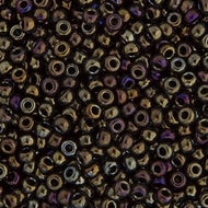 Miyuki Seed Bead 11/0 apx. 22g Brown Opaque Iris