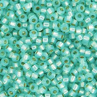 Miyuki Seed Bead 11/0 apx. 22g AquaGreen S/L Opal Dyed Alabaster