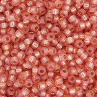 Miyuki Seed Bead 11/0 apx. 22g Salmon S/L Dyed Alabaster