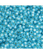 Miyuki Seed Bead 11/0 apx. 22g Aqua S/L Dyed Alabaster