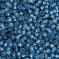 Miyuki Seed Bead 11/0 apx. 22g Denim Blue S/L Dyed Alabaster