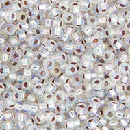 Miyuki Seed Bead 11/0 apx. 22g Crystal Silver Lined AB
