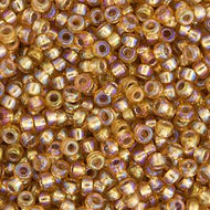 Miyuki Seed Bead 11/0 apx. 22g Dark Gold Silver Lined