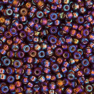 Miyuki Seed Bead 11/0 apx.22g Dark Topaz Silver Lined AB