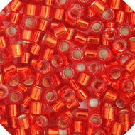 Miyuki Delica 11/0 5.2g Vial Red/Orange S/L