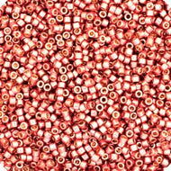 Miyuki Delica 11/0 5.2g Vial Duracoat Galvanized Dark Coral