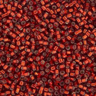 Miyuki Delica 11/0 5.2g Vial Ruby Red Silver Lined Dyed