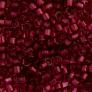 Miyuki Delica 11/0 5.2g Vial Red Wine Transparent Dyed
