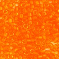 Miyuki Delica 11/0 5.2g Vial Orange Transparent