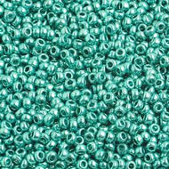 Size 10 Seed Beads - Metallic Green  (G01)
