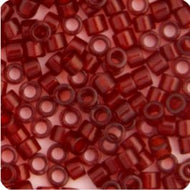 Miyuki Delica 11/0 5.2g Vial Cranberry Red Transparent