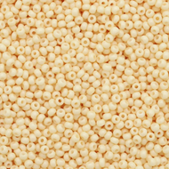 Size 10 Seed Beads - Solgel Pale Yellow (Y14)