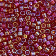 Miyuki Delica 11/0 5.2g Vial Dark Cranberry Red Transparent AB