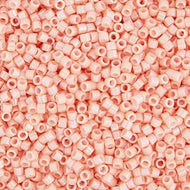 Miyuki Delica 11/0 5.2g Vial Peach Luster Opaque