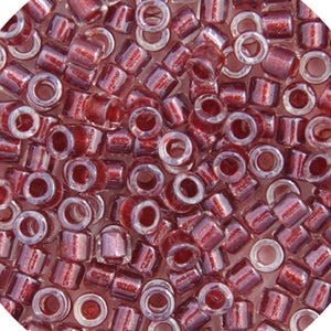 Cranberry Red Sparkle Crystal Lined (0924)